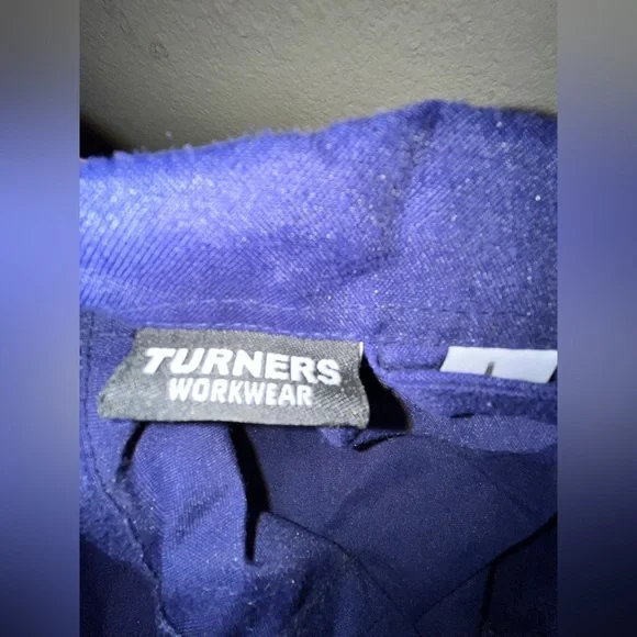 Brand New Mens Work Coveralls Turners Workwear Size Large Navy Blue Cargo Zip up - Picture 2 of 5